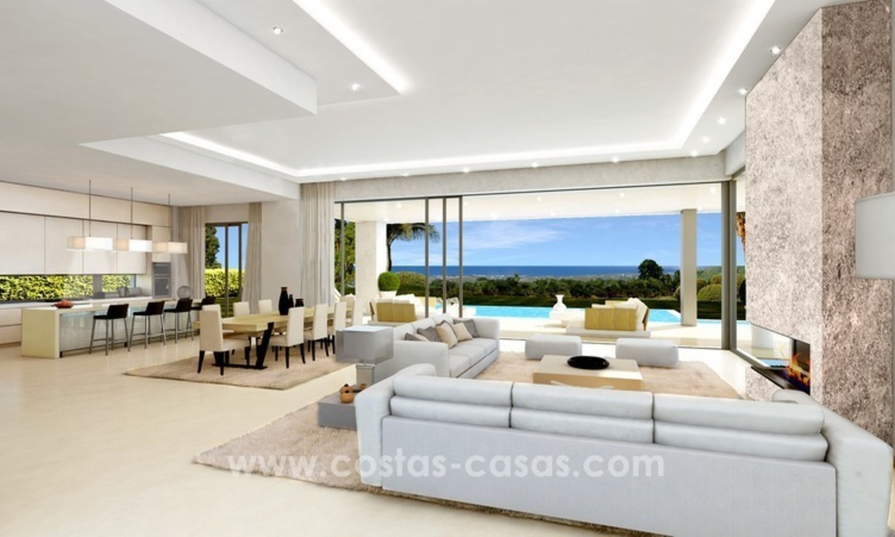 Brand New luxury contemporary Villas for sale on the Golden Mile, Marbella 7