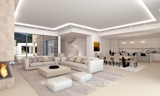 Contemporary luxury Villas for sale on the Golden Mile, Marbella 7