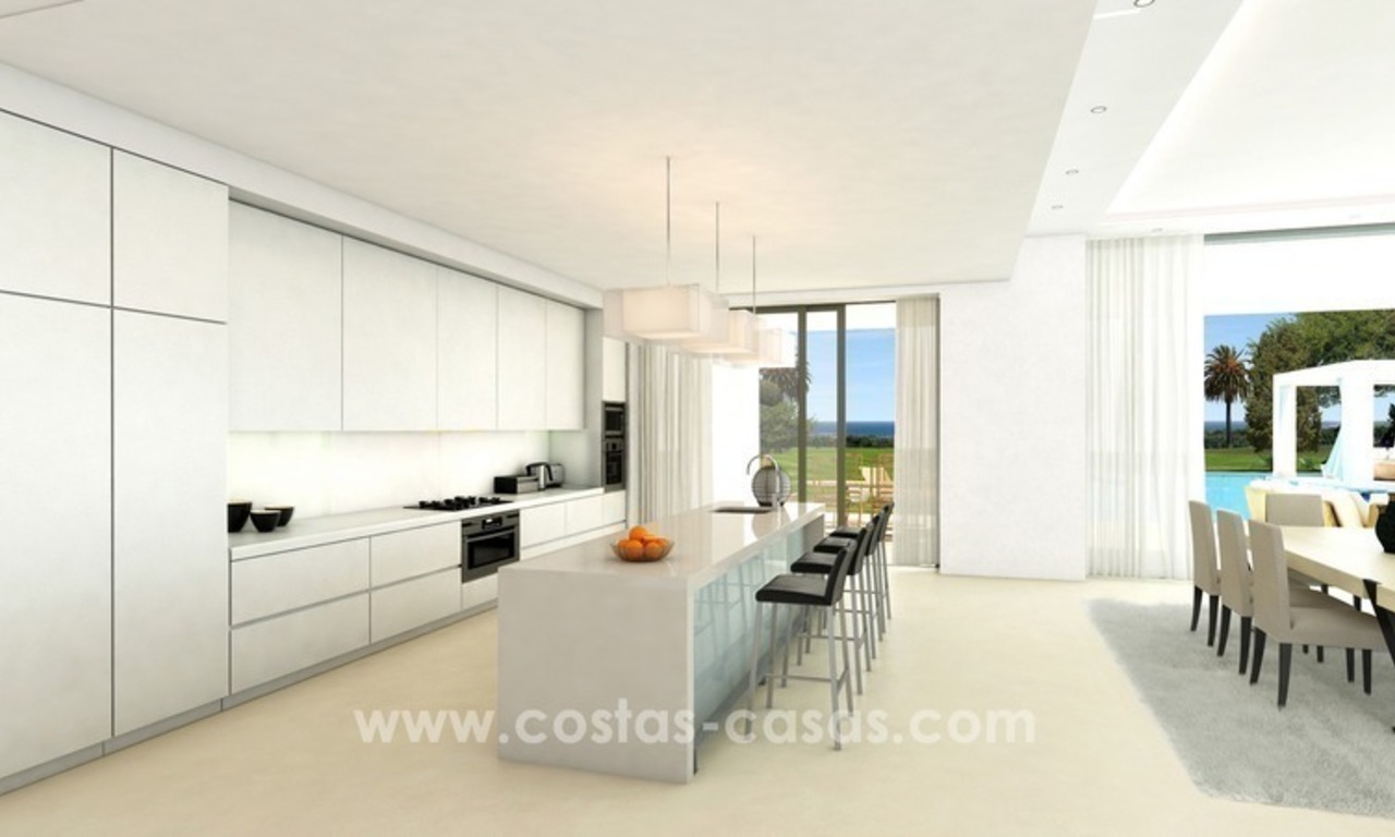 Contemporary luxury Villas for sale on the Golden Mile, Marbella 10