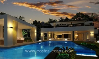Contemporary luxury Villas for sale on the Golden Mile, Marbella 4