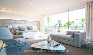 Front Line Beach Newly Constructed Contemporary Villa for sale on the New Golden Mile, Marbella - Estepona 12