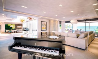 Front Line Beach Newly Constructed Contemporary Villa for sale on the New Golden Mile, Marbella - Estepona 14