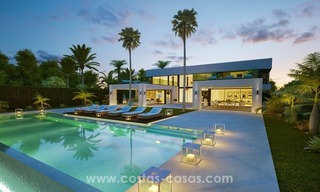 Front Line Beach Newly Constructed Contemporary Villa for sale on the New Golden Mile, Marbella - Estepona 2