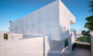 Front Line Beach Newly Constructed Contemporary Villa for sale on the New Golden Mile, Marbella - Estepona 4