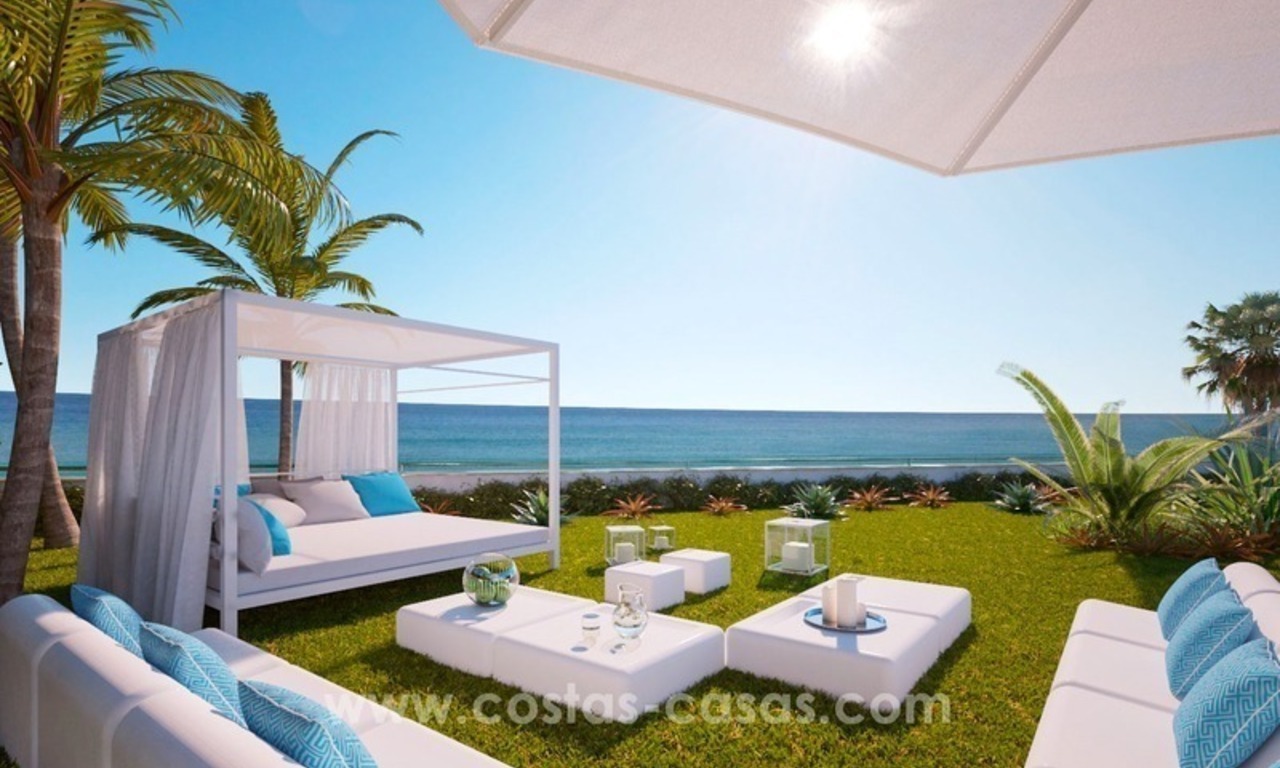Front Line Beach Newly Constructed Contemporary Villa for sale on the New Golden Mile, Marbella - Estepona 6