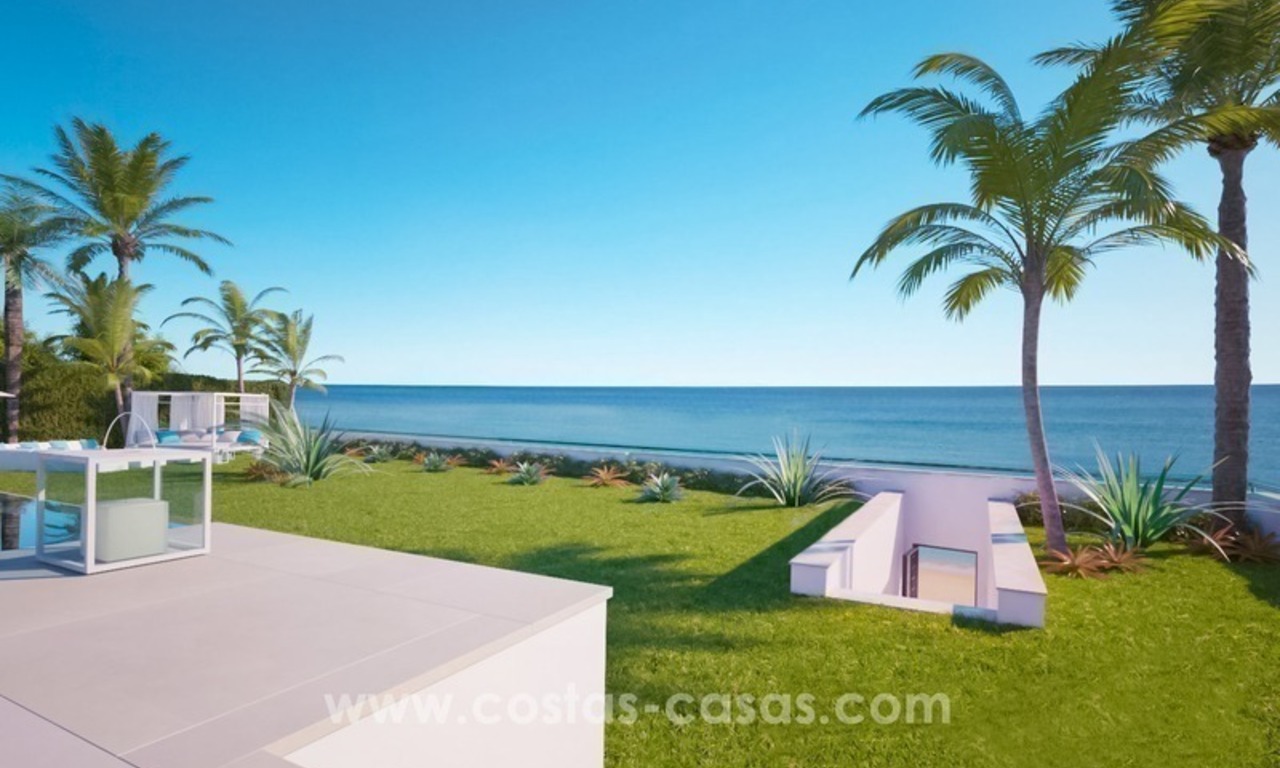 Front Line Beach Newly Constructed Contemporary Villa for sale on the New Golden Mile, Marbella - Estepona 10