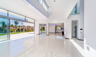 Modern second line Beach designer villa for sale in Guadalmin Baja, Marbella 29026 