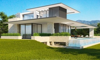 2 Brand new modern villas for sale on the Golden Mile, Marbella 1