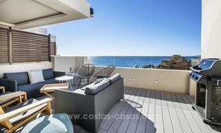 Modern Frontline Beach Penthouse apartment for sale on the New Golden Mile, Marbella - Estepona 2