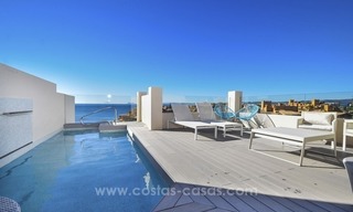 Modern Frontline Beach Penthouse apartment for sale on the New Golden Mile, Marbella - Estepona 0