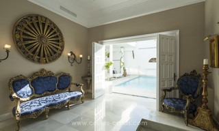 Frontline beach Balinese style villa for sale in the East of Marbella 13198 