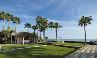 Frontline beach Balinese style villa for sale in the East of Marbella 13224 