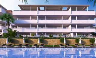 New modern apartments for sale in Benahavis - Marbella with golf and sea views. Key ready. 7324 