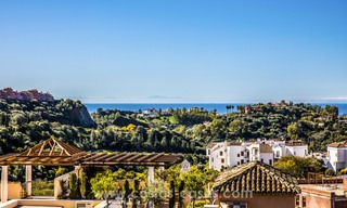 New modern apartments for sale in Benahavis - Marbella with golf and sea views. Key ready. 7356 