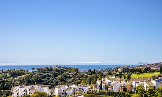 New modern apartments for sale in Benahavis - Marbella with golf and sea views. Key ready. 7357 