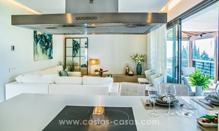 New modern apartments for sale in Benahavis - Marbella with golf and sea views. Key ready. 7339 