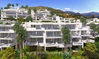 Modern luxury apartments for sale with sea view at a few minutes’ drive from Marbella center 4672 