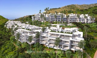 Modern luxury apartments for sale with sea view at a few minutes’ drive from Marbella center 4675 