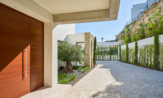 Ready to move in. Modern villa for sale, frontline golf in Benahavis - Marbella 58502 