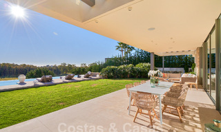 Ready to move in. Modern villa for sale, frontline golf in Benahavis - Marbella 58504 