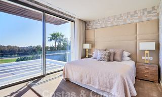 Ready to move in. Modern villa for sale, frontline golf in Benahavis - Marbella 58516 