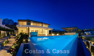 Ready to move in. Modern villa for sale, frontline golf in Benahavis - Marbella 58532 
