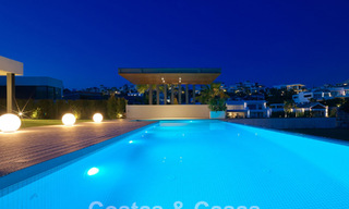 Ready to move in. Modern villa for sale, frontline golf in Benahavis - Marbella 58533 