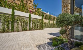 Ready to move in. Modern villa for sale, frontline golf in Benahavis - Marbella 58536 