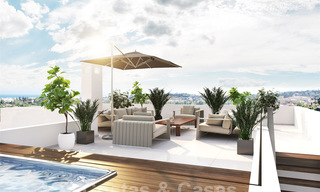 New contemporary villas with golf and sea views for sale in Nueva Andalucía, Marbella. Ready to move in. LAST VILLA! 28979 