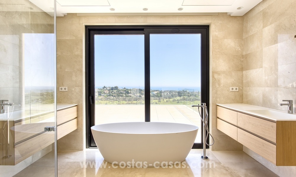 Modern new villa for sale with sea view in Benahavis - Marbella 242