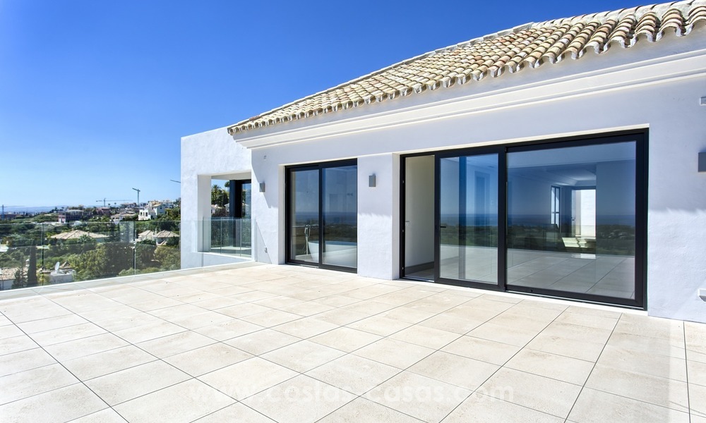 Modern new villa for sale with sea view in Benahavis - Marbella 245