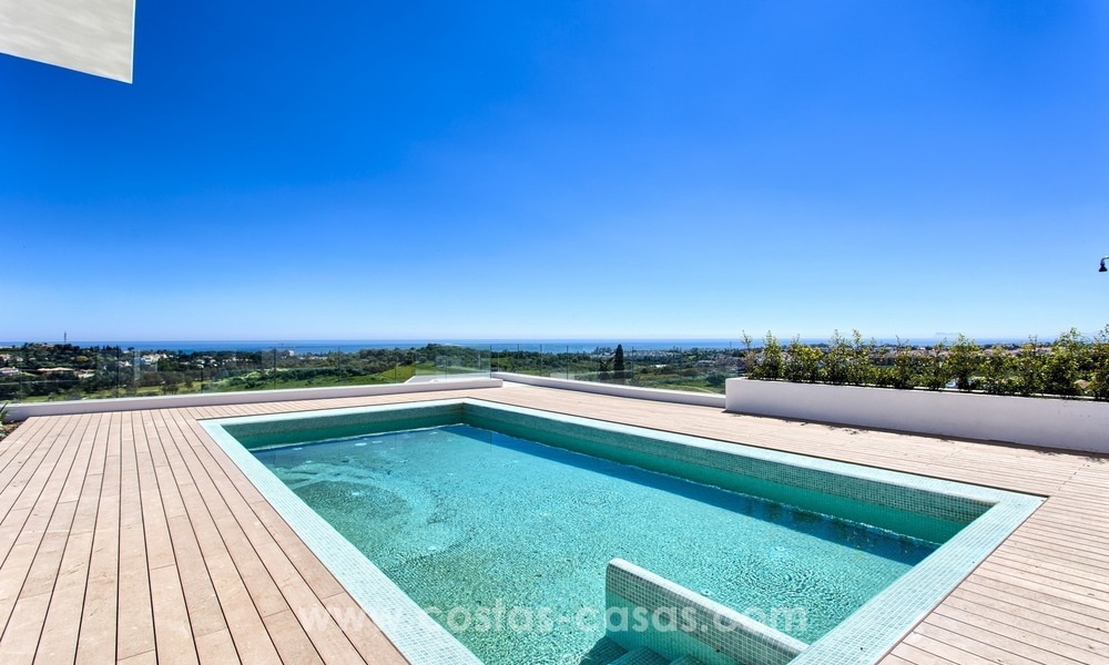 Modern new villa for sale with sea view in Benahavis - Marbella 255