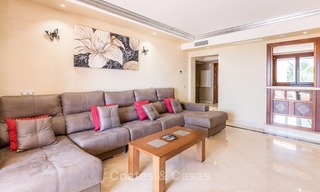 First line beach penthouse apartment for sale on the New Golden Mile between Marbella and Estepona 1002 