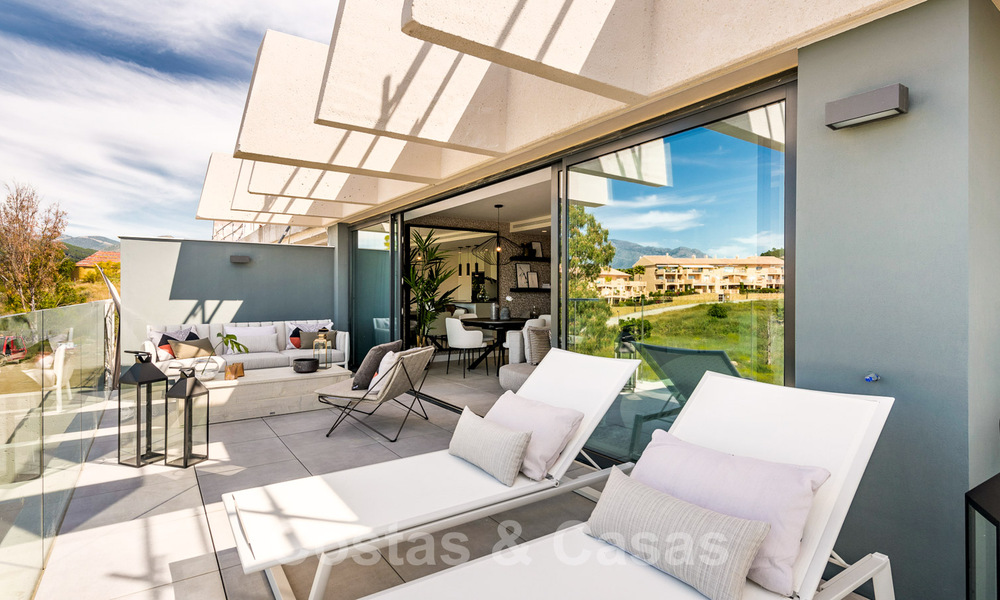 Contemporary Style, Sea View Apartments for Sale, Marbella - Estepona. Key ready! 33813