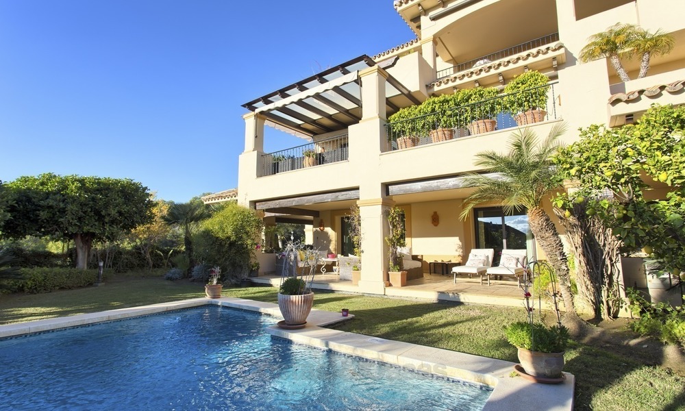 Priced to Sell! Luxurious Ground Floor Apartment with Private Pool in Aloha, Nueva Andalucia, Marbella 1384