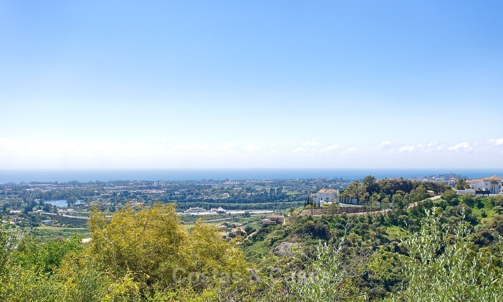 Elevated Ground Floor Apartment with Panoramic Sea views for sale in Benahavis, Marbella 1548