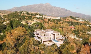 Spectacular Contemporary, Andalusian Style Villa for Sale, Golf- and Sea Views, Benahavis – Marbella 1413 