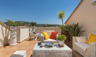 Luxury Penthouse apartment for sale in Gated Community with Panoramic sea and golf views in Rio Real, Marbella 1471 
