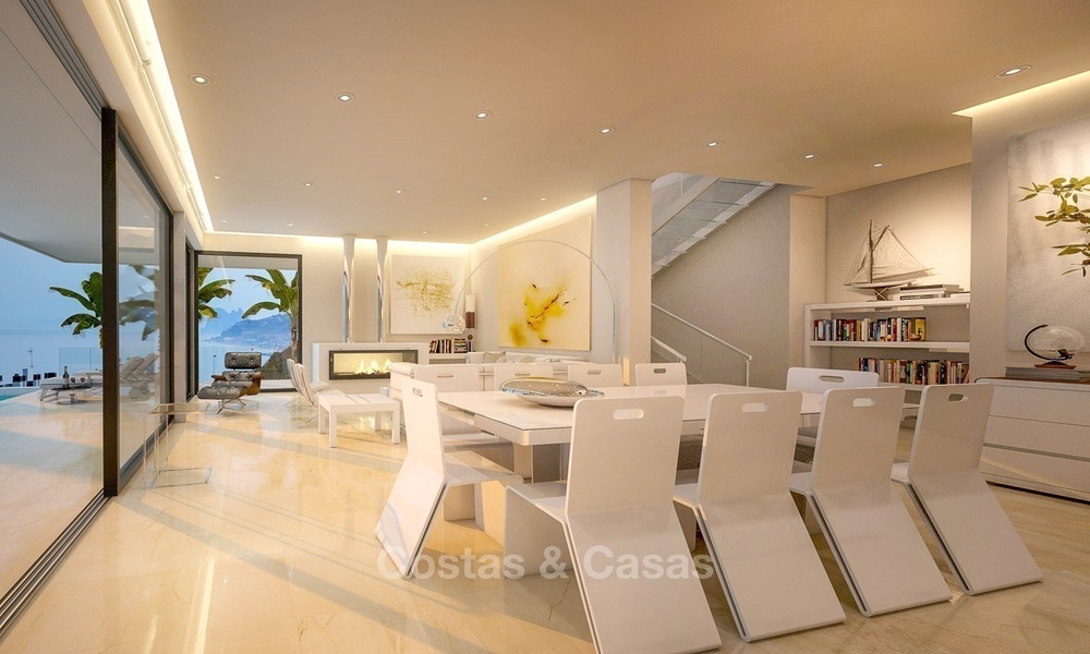 Second line beach, modern, contemporary designer villa for sale in Estepona, Costa del Sol 2074