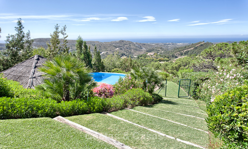 Spanish style luxury Villa with Panoramic views for sale set in a Luxurious Gated Golf Resort in Benahavis - Marbella 3175