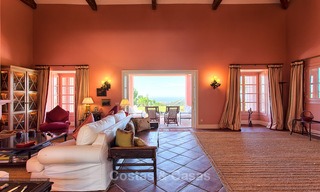 Spanish style luxury Villa with Panoramic views for sale set in a Luxurious Gated Golf Resort in Benahavis - Marbella 3178 