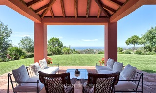 Spanish style luxury Villa with Panoramic views for sale set in a Luxurious Gated Golf Resort in Benahavis - Marbella 3179 