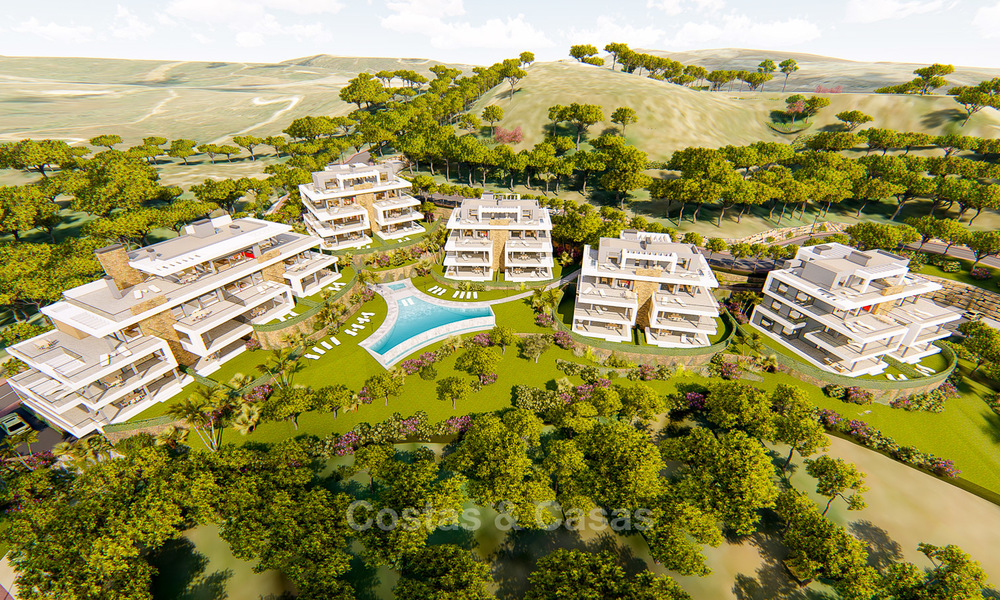 Modern apartments for sale on the New Golden Mile, between Marbella and Estepona 3401