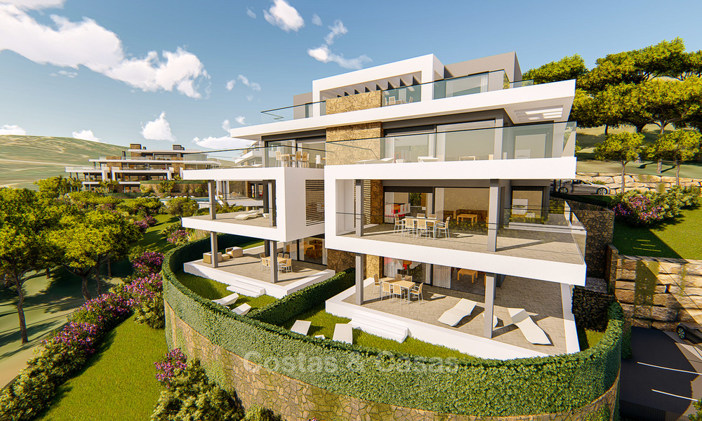 Modern apartments for sale on the New Golden Mile, between Marbella and Estepona 3402