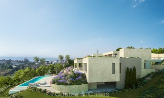 Project with spacious plot and spectacular new build villa for sale, in an exclusive golf resort, frontline golf in Benahavis - Marbella 3486 