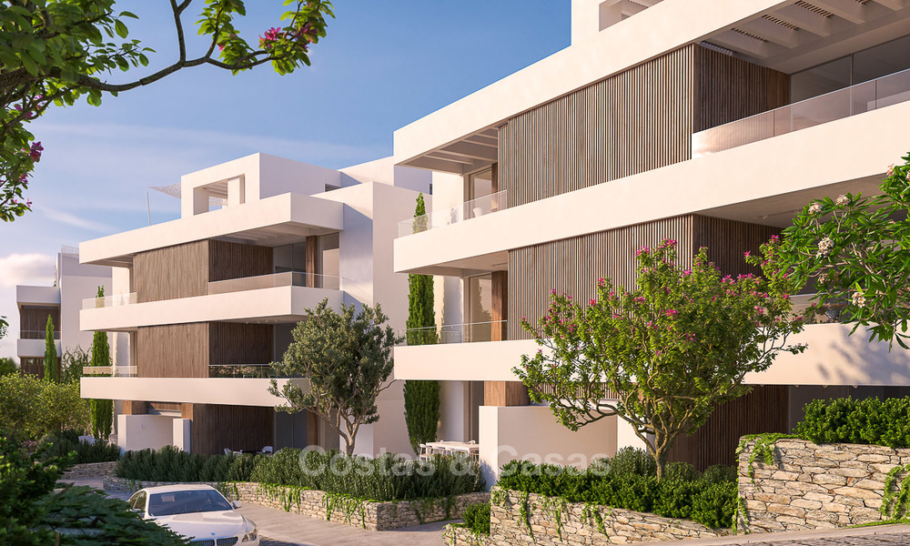New luxury and eco-friendly apartments with seaviews for sale in a boutique innovative project in Benahavis - Marbella 3555
