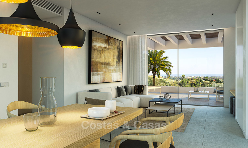 New luxury and eco-friendly apartments with seaviews for sale in a boutique innovative project in Benahavis - Marbella 3558