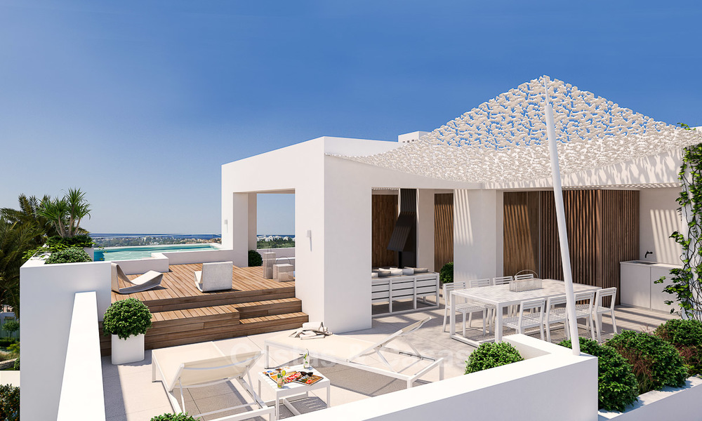 New luxury and eco-friendly apartments with seaviews for sale in a boutique innovative project in Benahavis - Marbella 3549