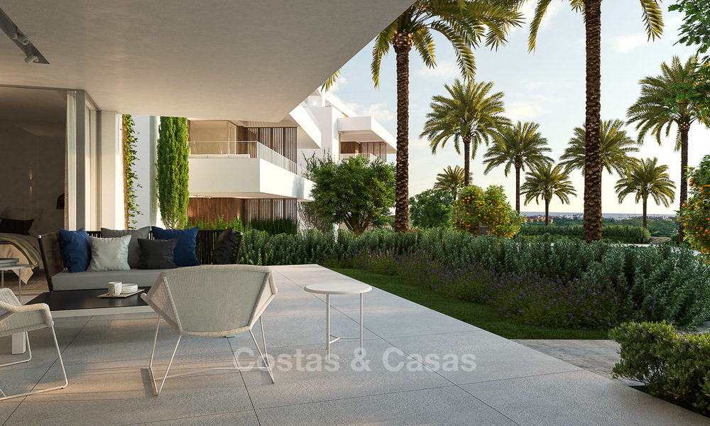 New luxury and eco-friendly apartments with seaviews for sale in a boutique innovative project in Benahavis - Marbella 3550