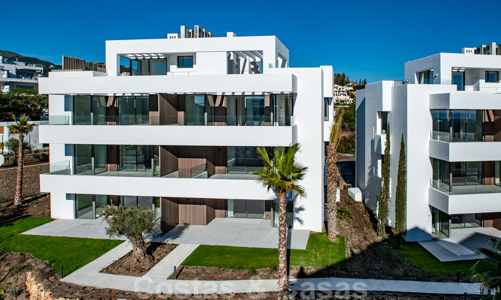 New luxury and eco-friendly apartments with seaviews for sale in a boutique innovative project in Benahavis - Marbella 37555